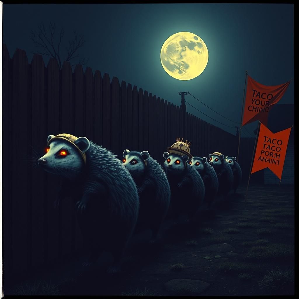 Midnight Opossum Parade