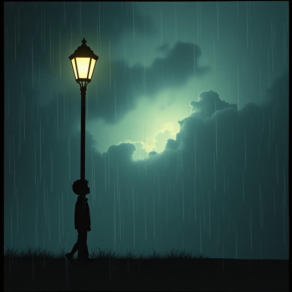 Der Schatten des Jungen