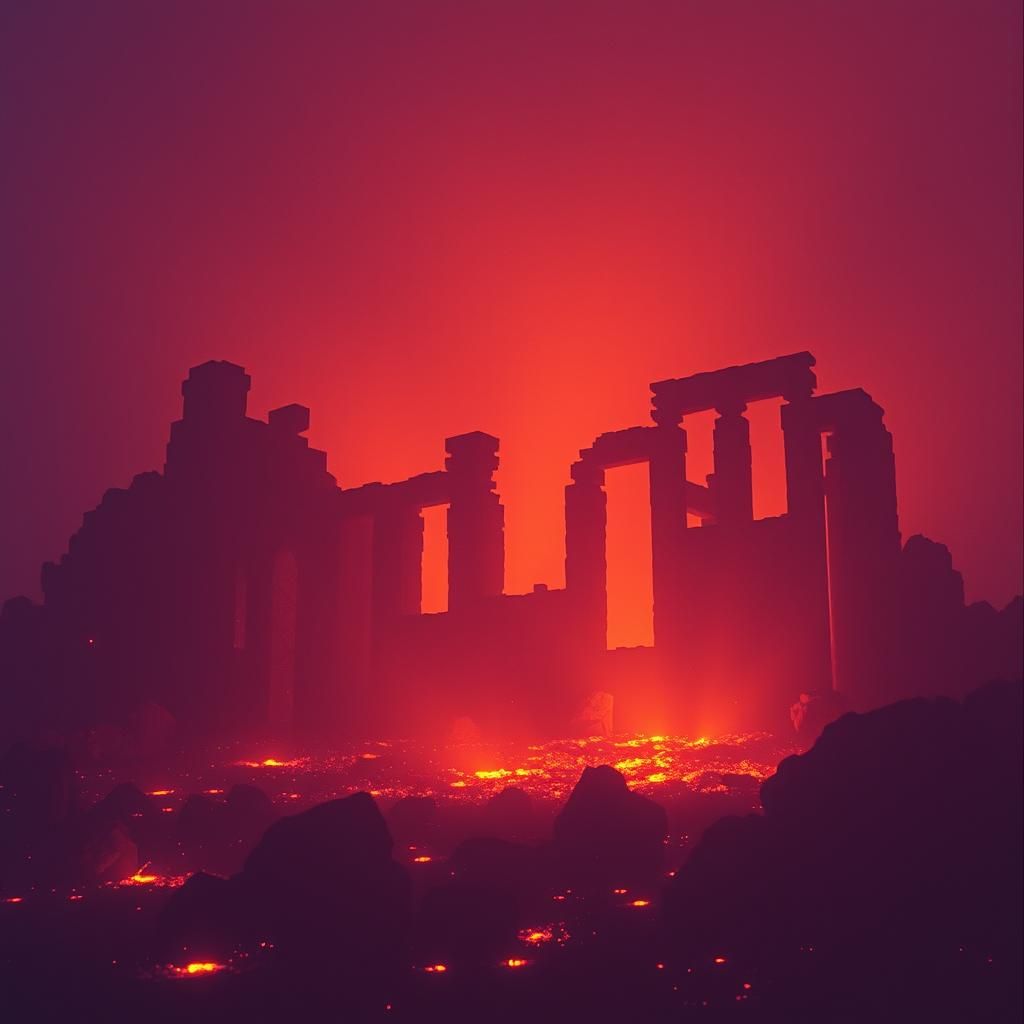 Where the ruins glow