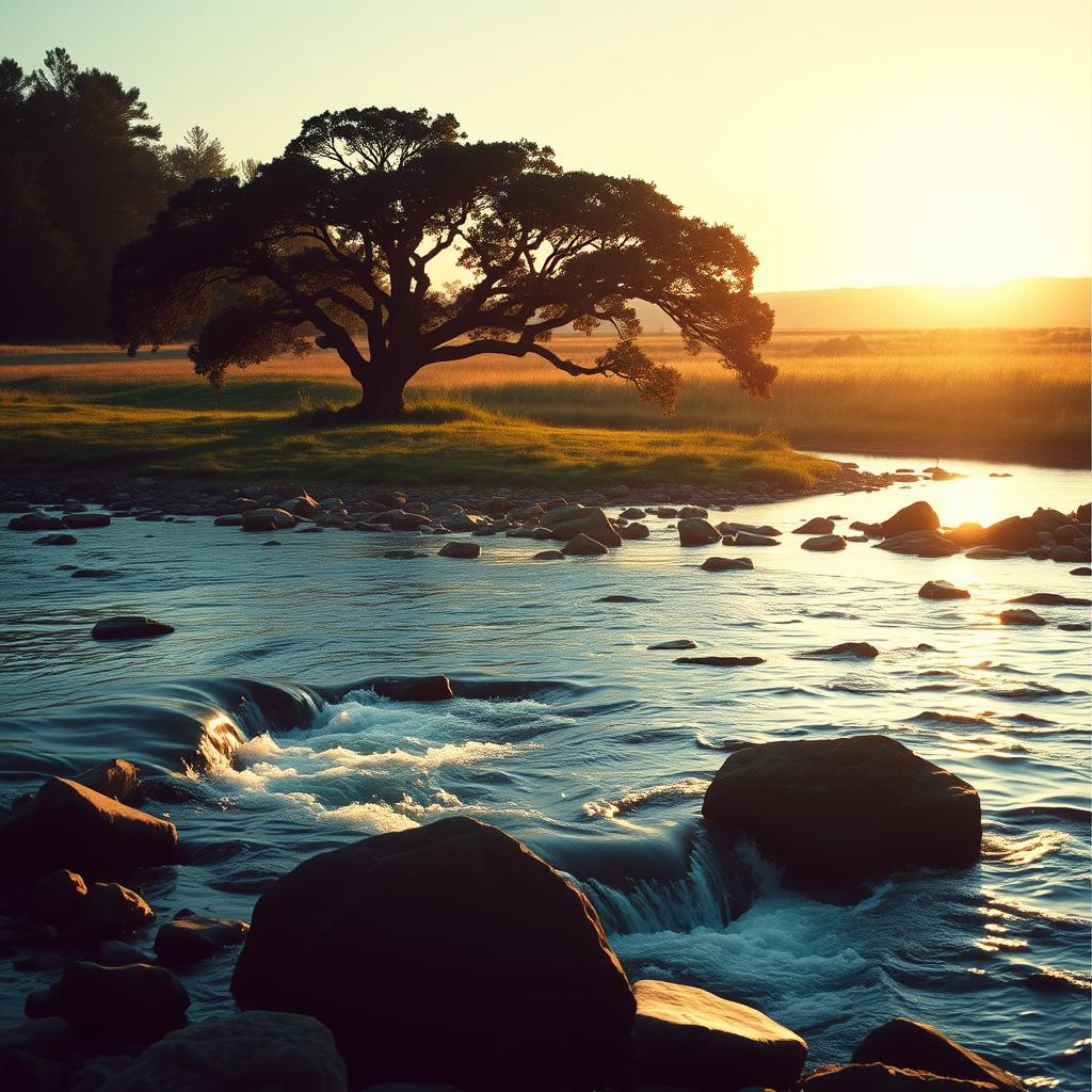 Sitting by a Crystal River