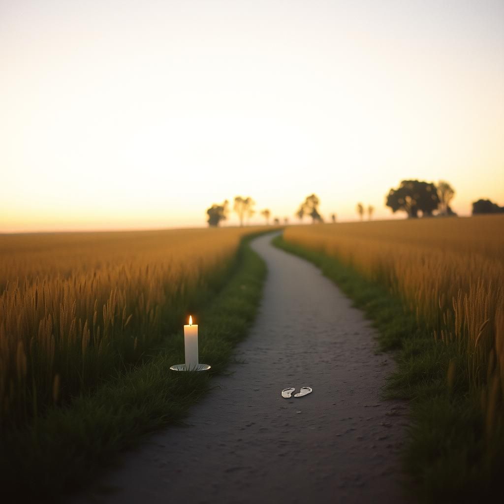 I walked with him