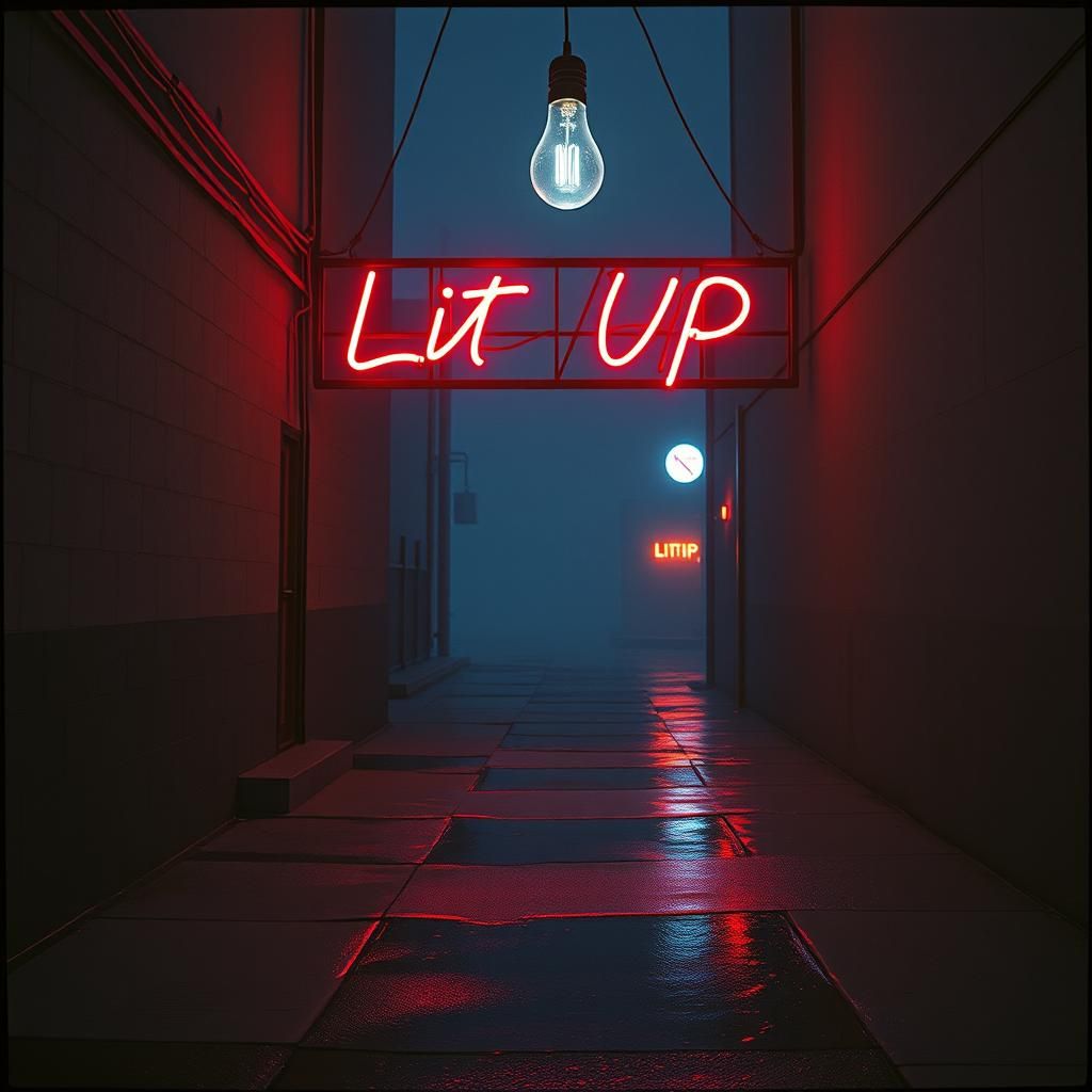 Lit up