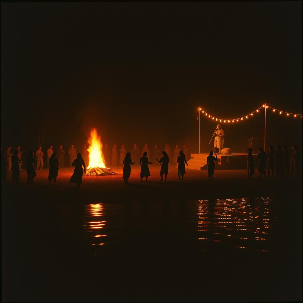 Fête pour le lac, Gustave Mbin