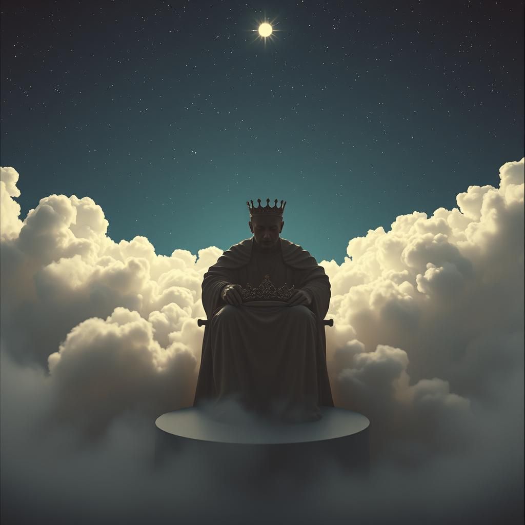 على العرش