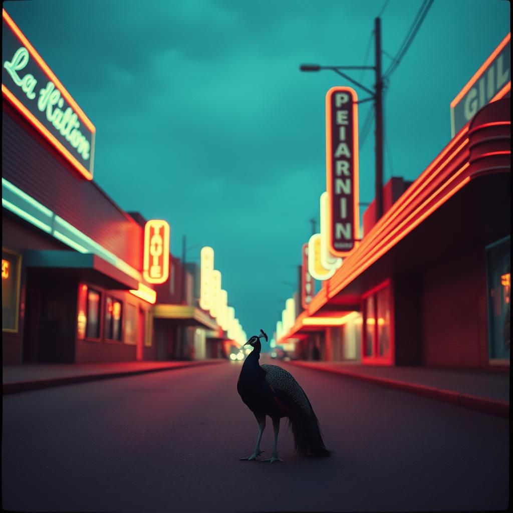 Teal and Black House