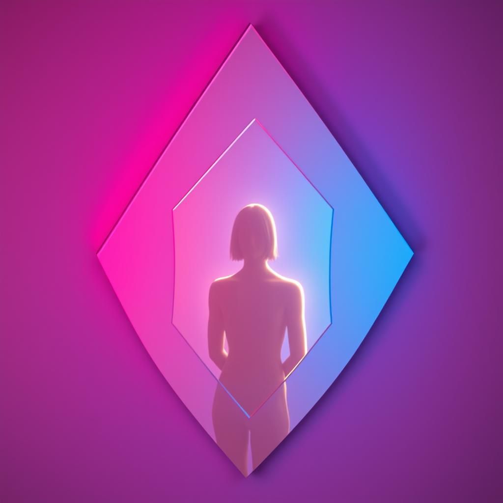 In the mirror i see