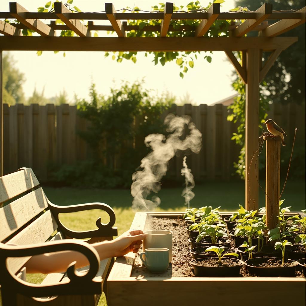 Morning in the Garden