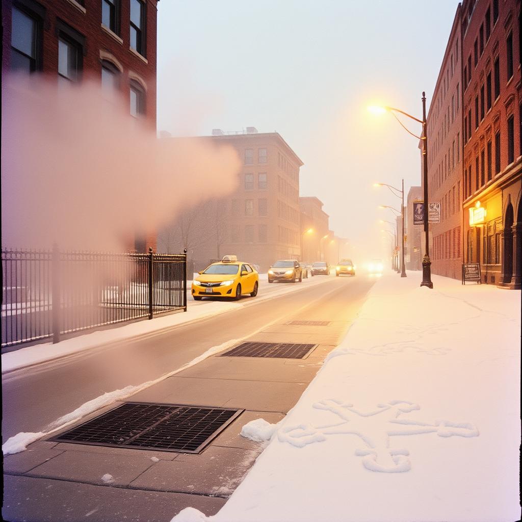 Snow day in the city