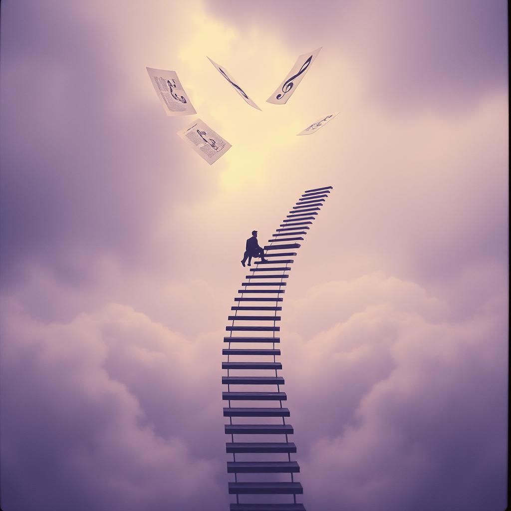 AI Remix of lost in the weight of expectations By Liam John Castro Sankey