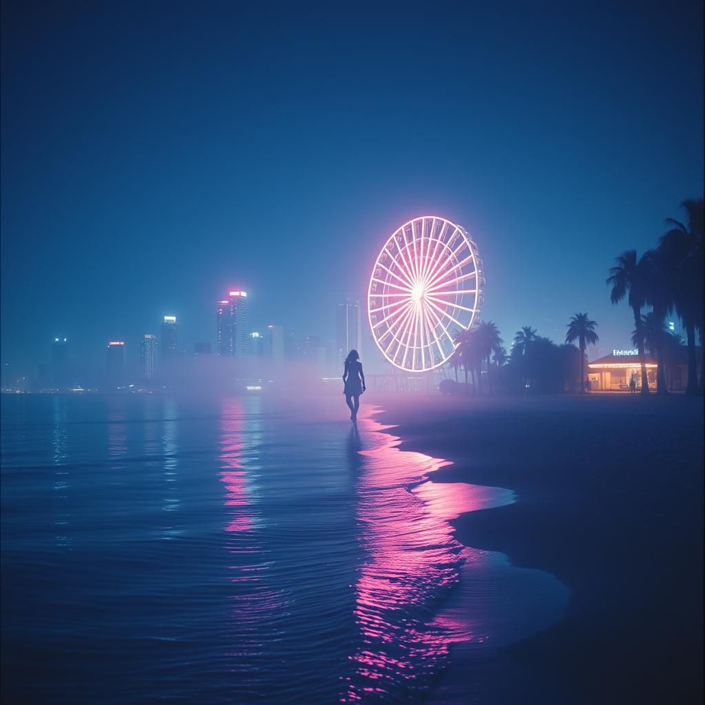 City Lights After Dark