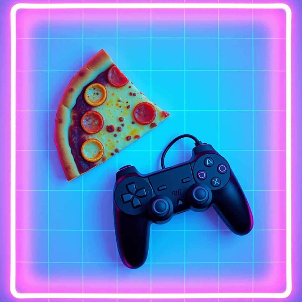 Pizza und Zocken