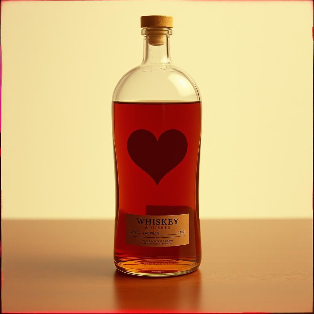 I drank her off my mind "But she's still in my heart"