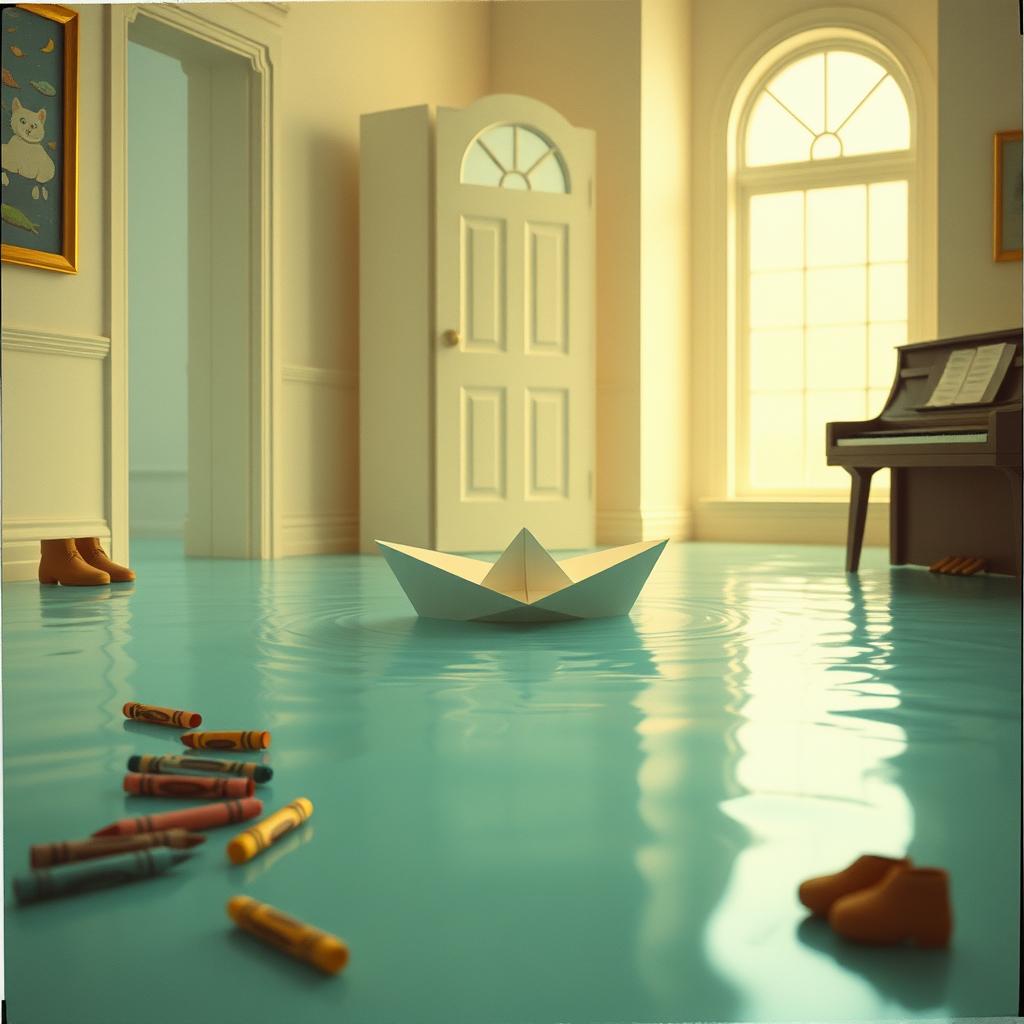 Paper Boat in a Flood