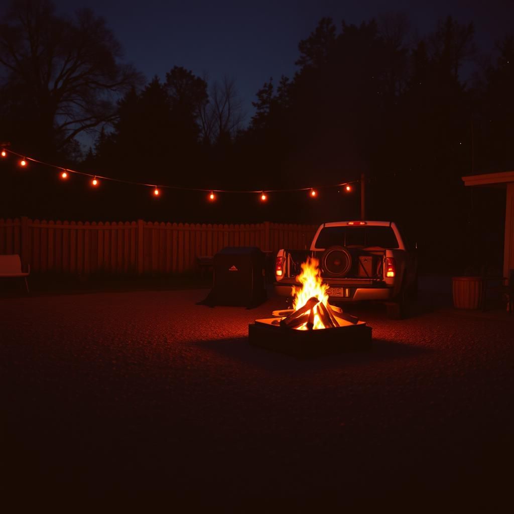 Backyard Country Bonfire
