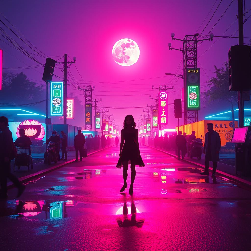 Moonlit Seoul