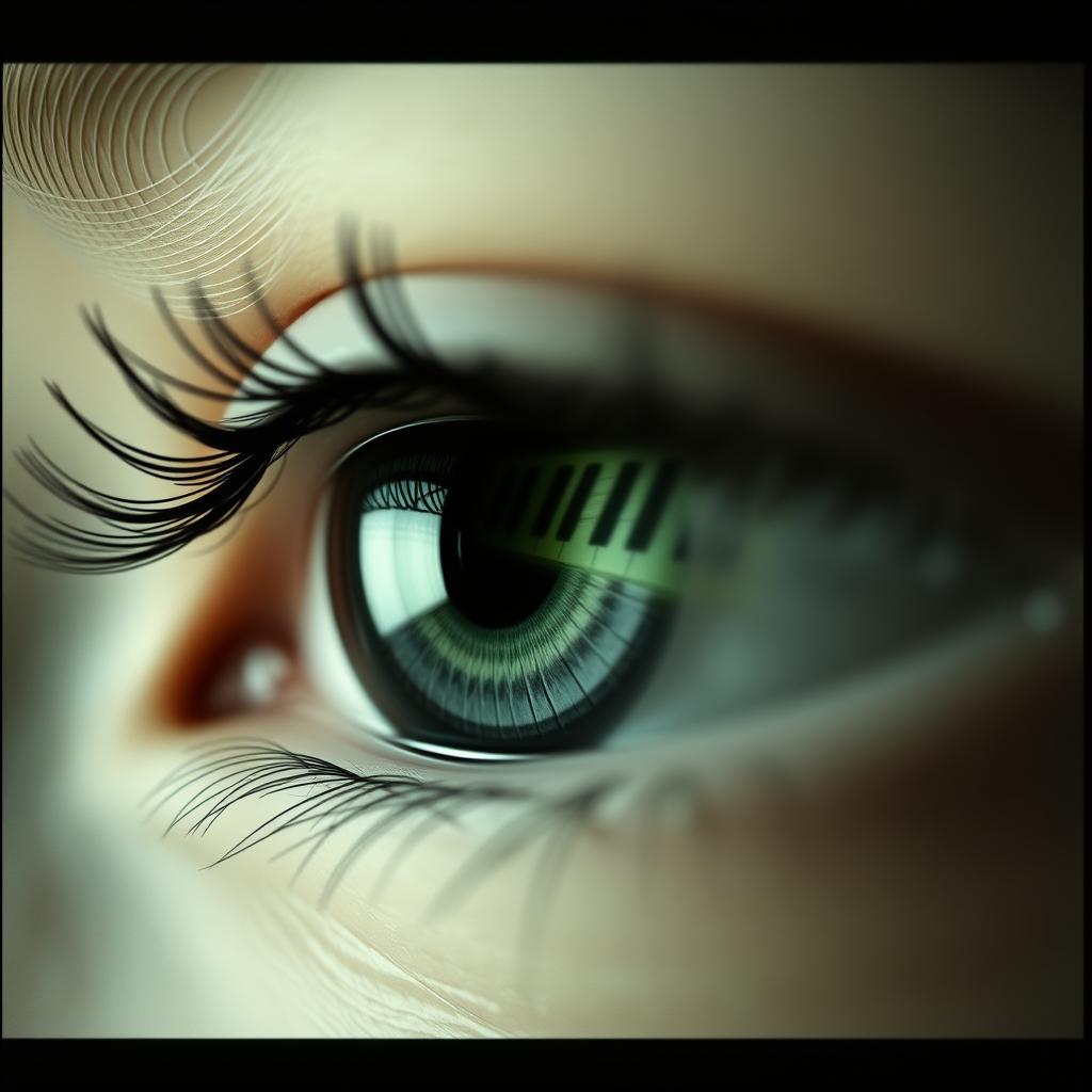 Grau grüne Augen