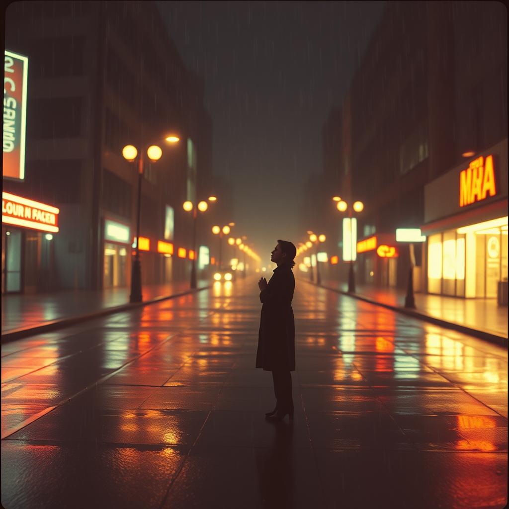 City lights, and back streets.