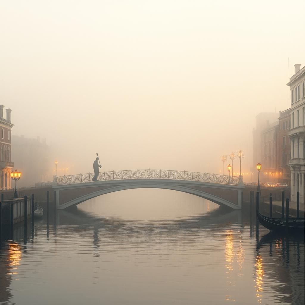 We walk on the Bridge of Sighs in Venice