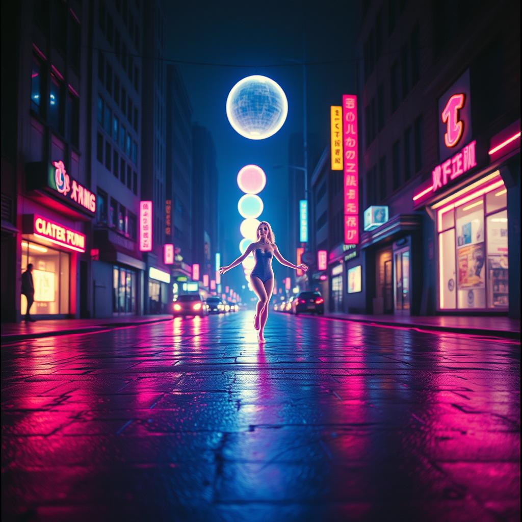 Neon Dreams in the Night