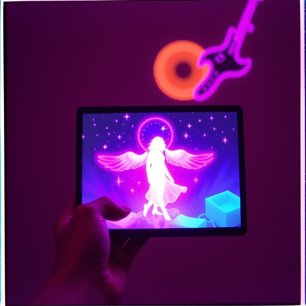 Dream on a glowing screen