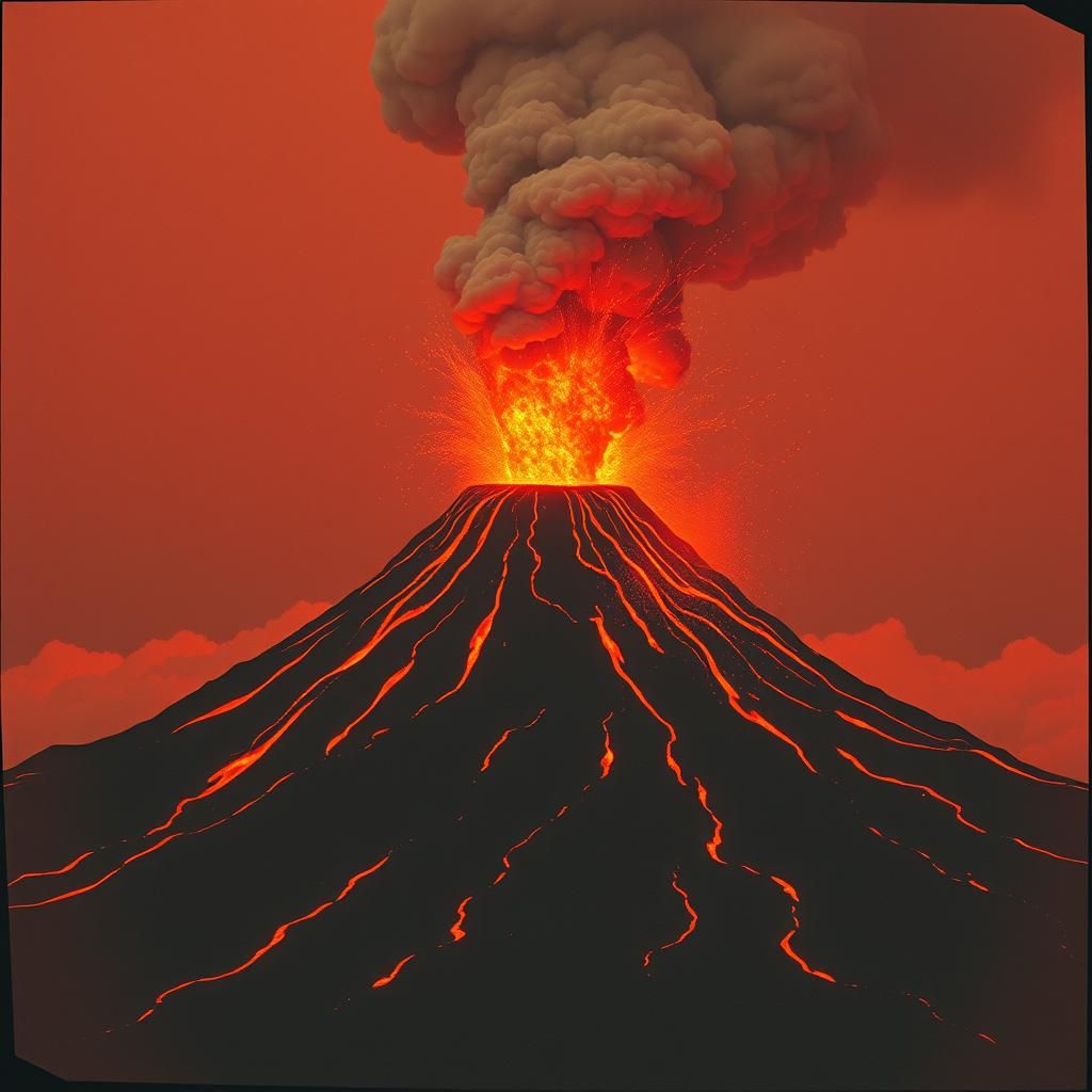 Burning Volcano