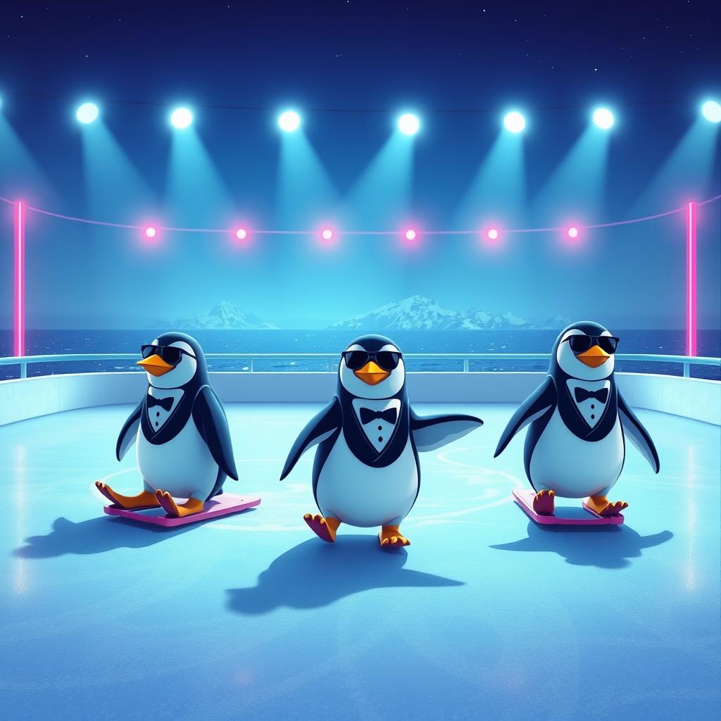 Penguins On Ice