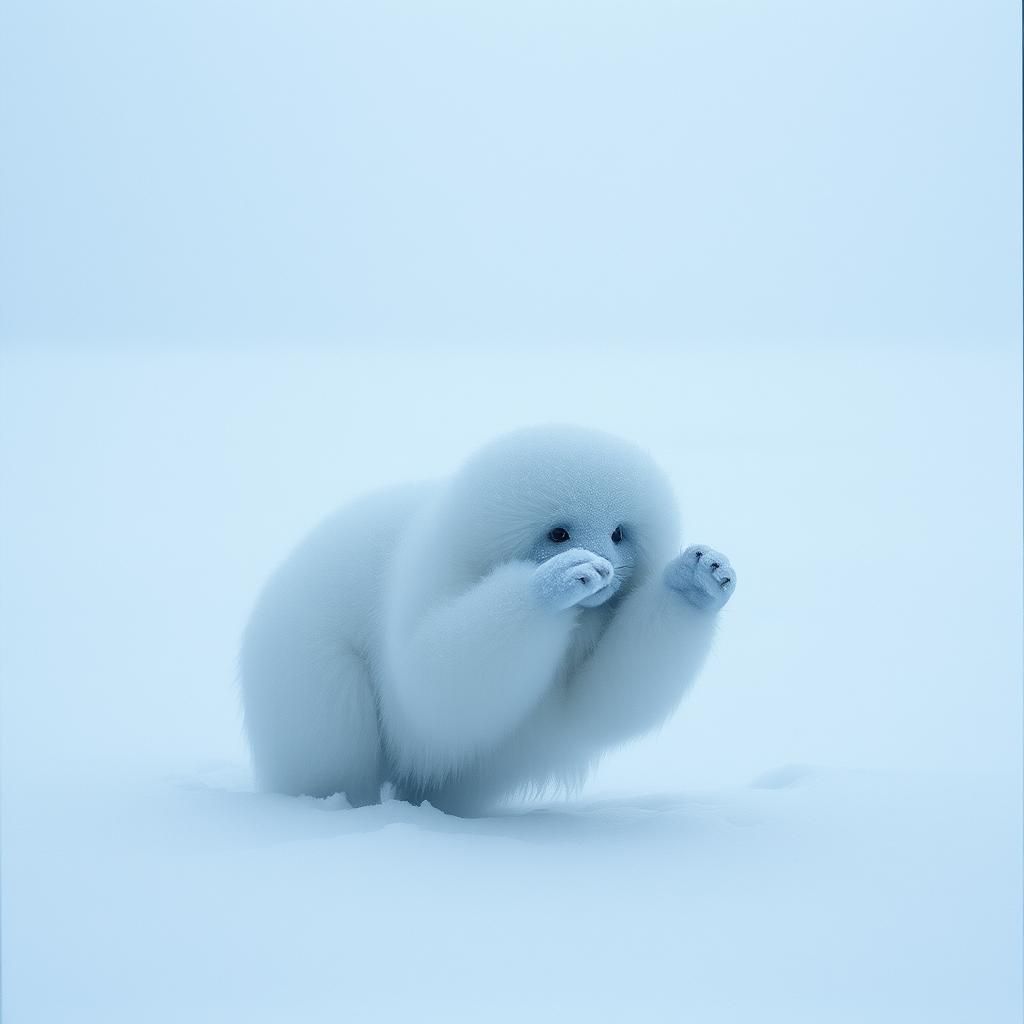 Winter the Fuzz Ball