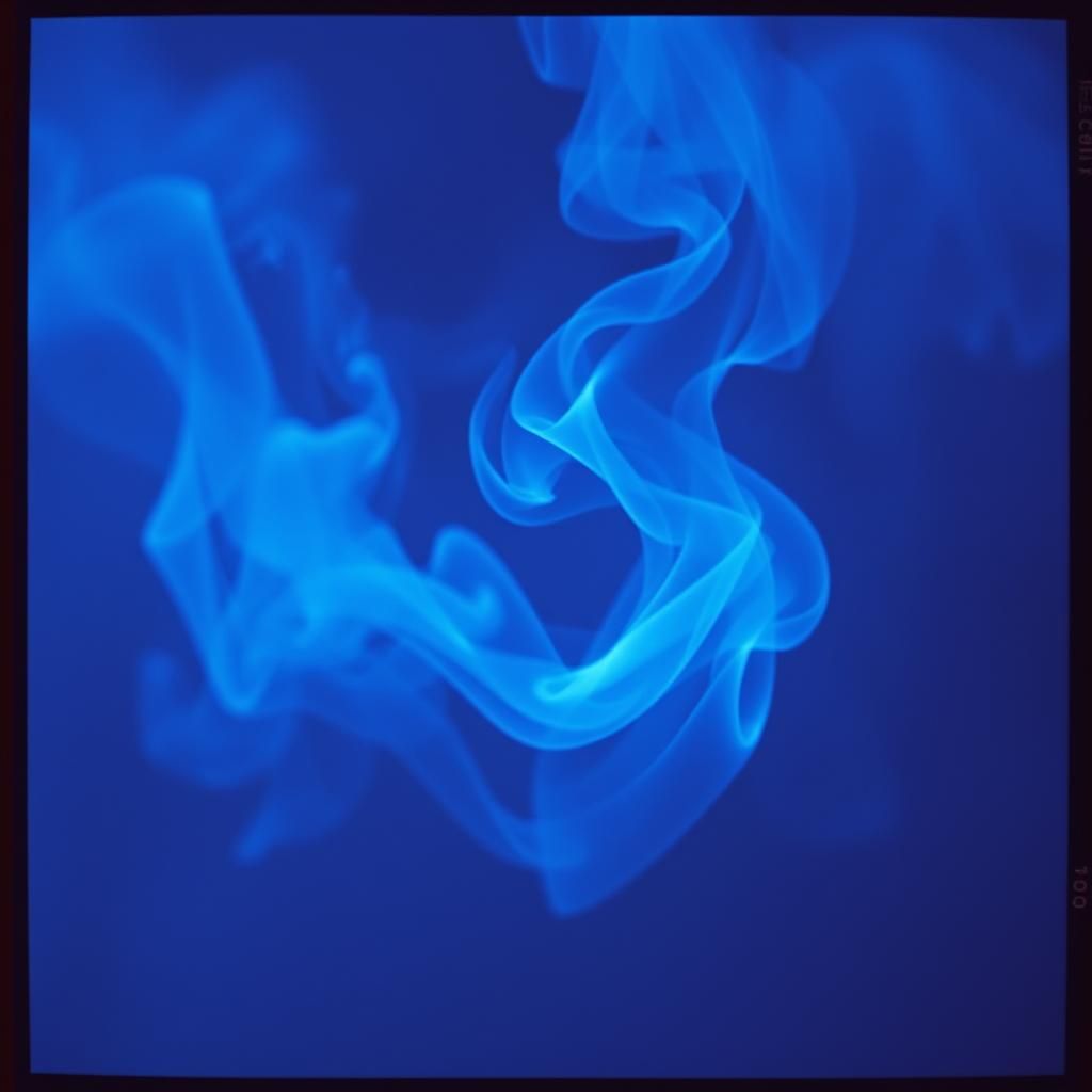 Fadeing in blue