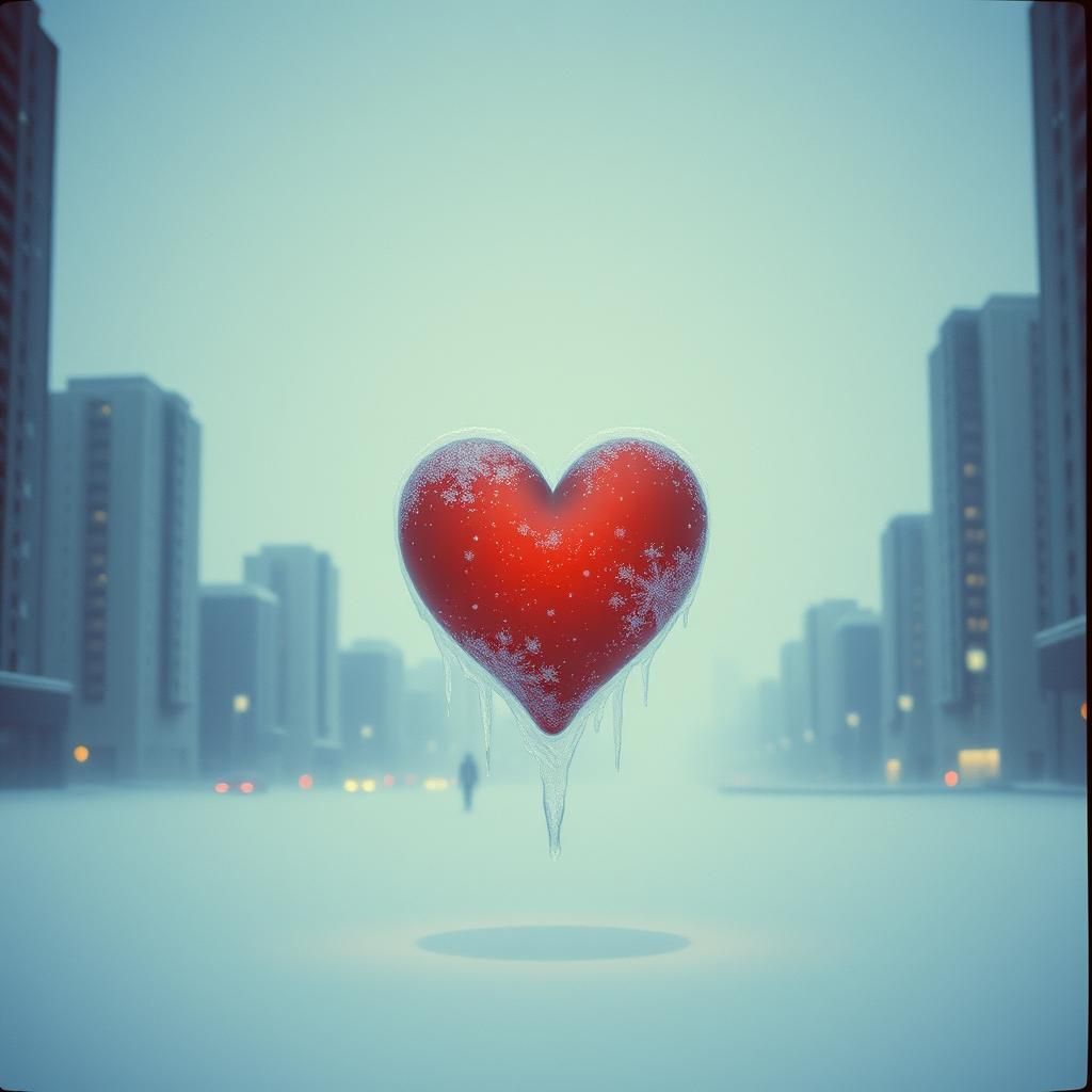 Frozen heart in Seoul