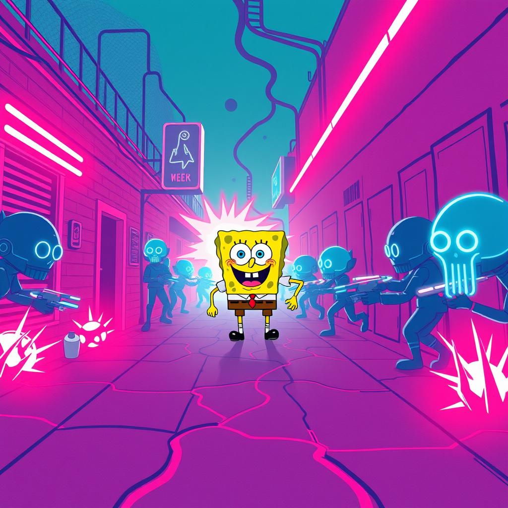 KD in Bikini Bottom