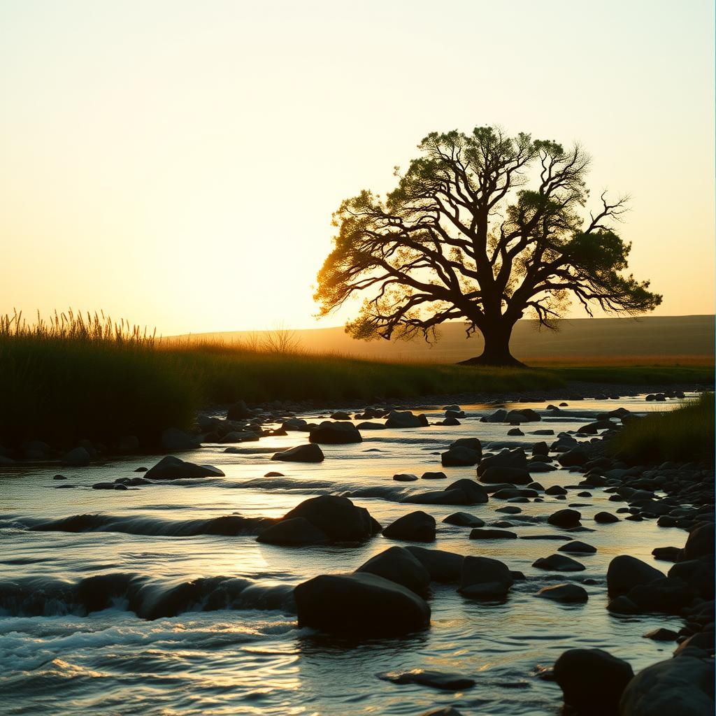 Sitting by a Crystal River