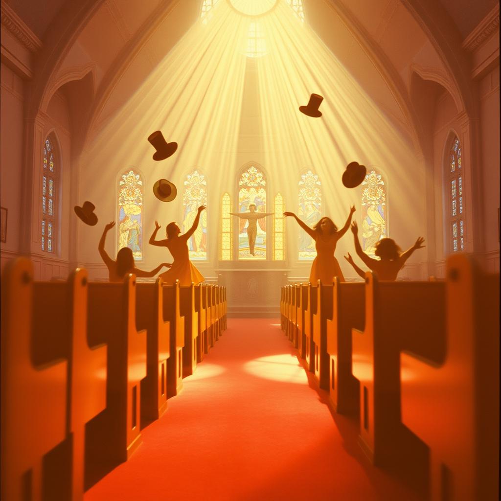 Tongues on pews