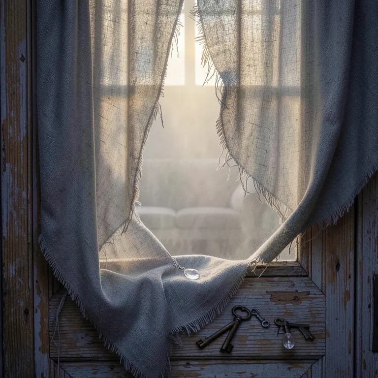 Beneath the Window Curtains