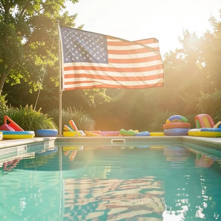 Red, White & Poolside