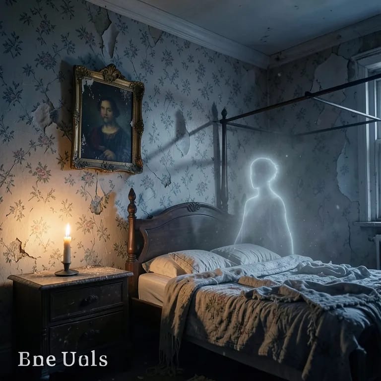 In the room below