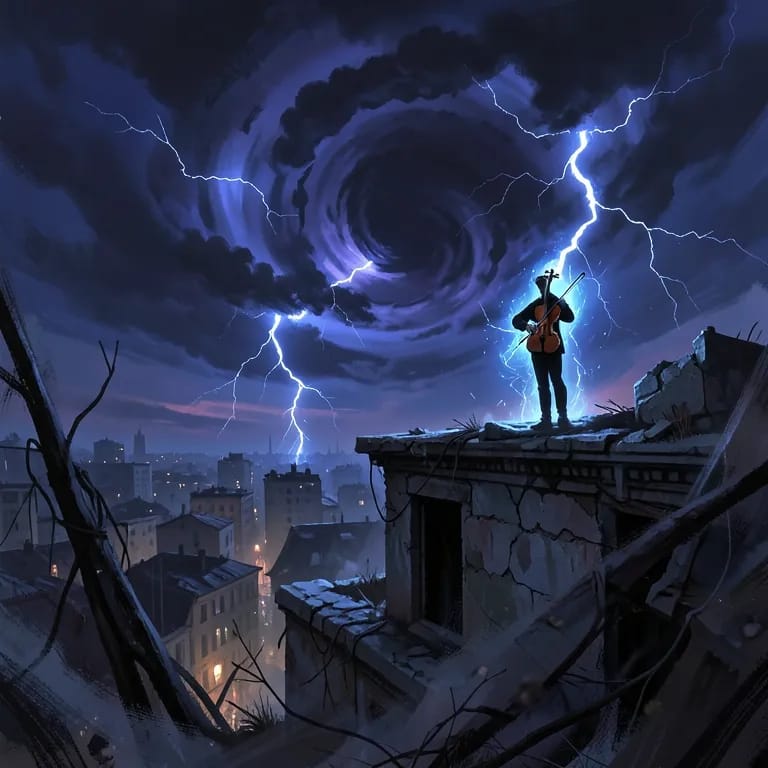 Collapsing skies