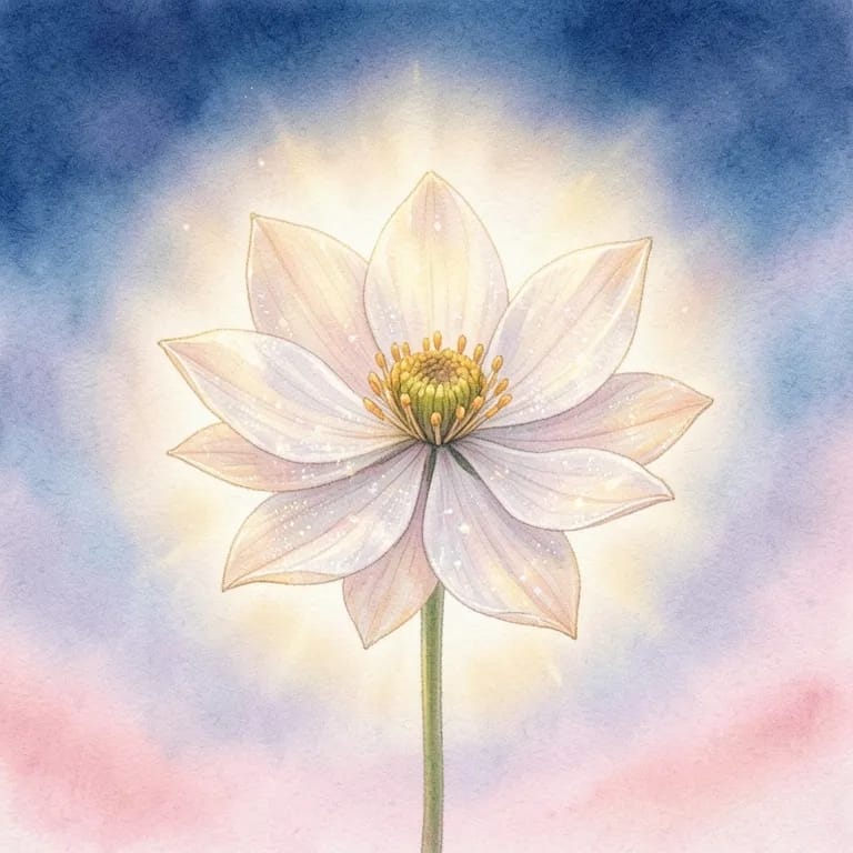 Blume im Wind