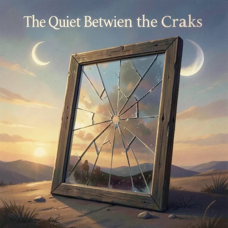 The quiet between the cracks