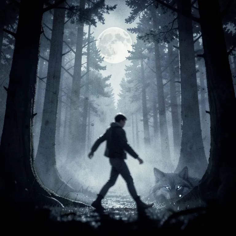 Wolf in the Pines