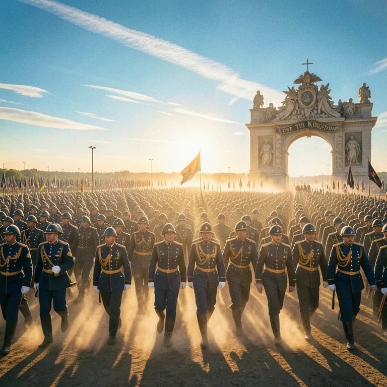 The big military March