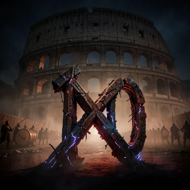 Roma Gabba Helm voll drauf