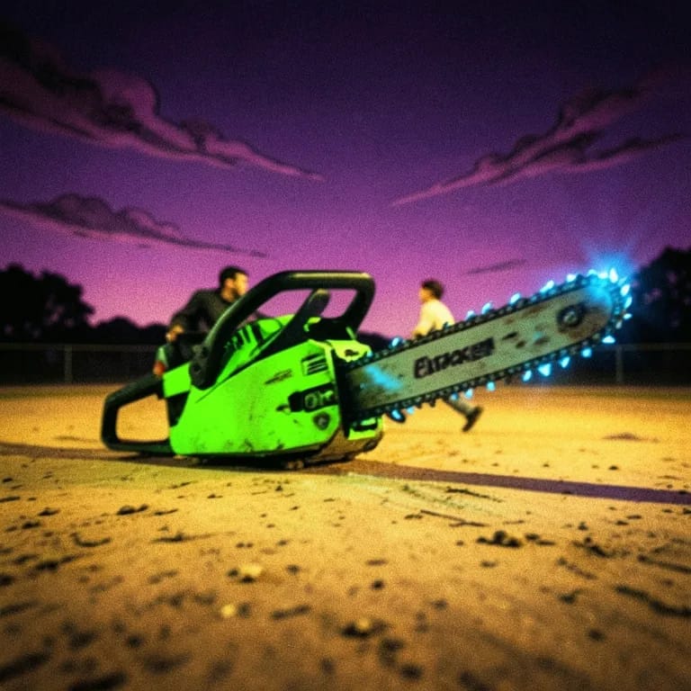 Chased by chainsaw