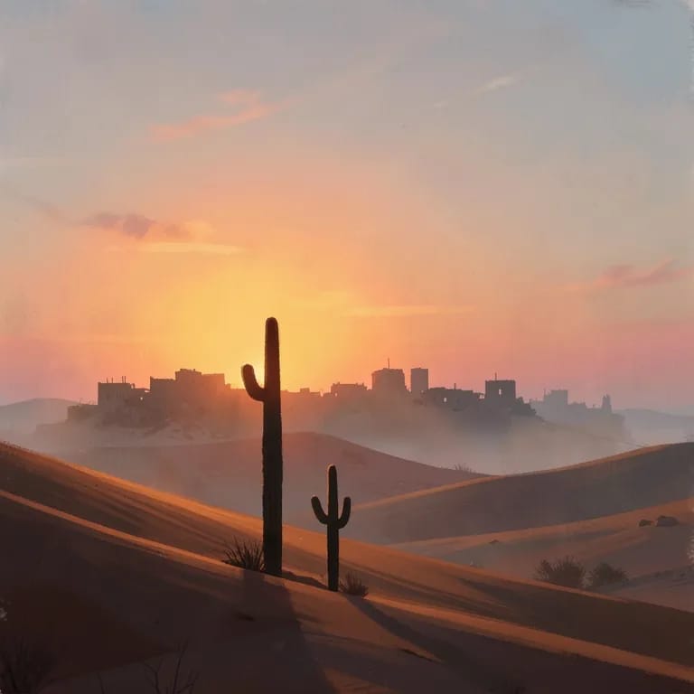 "Takoumba's Last Evening Sun"