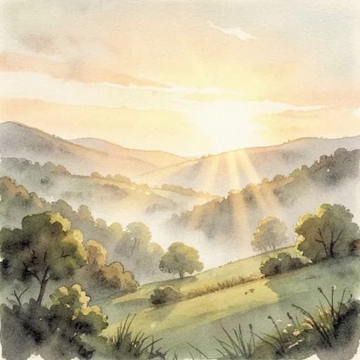 A new world sunrise