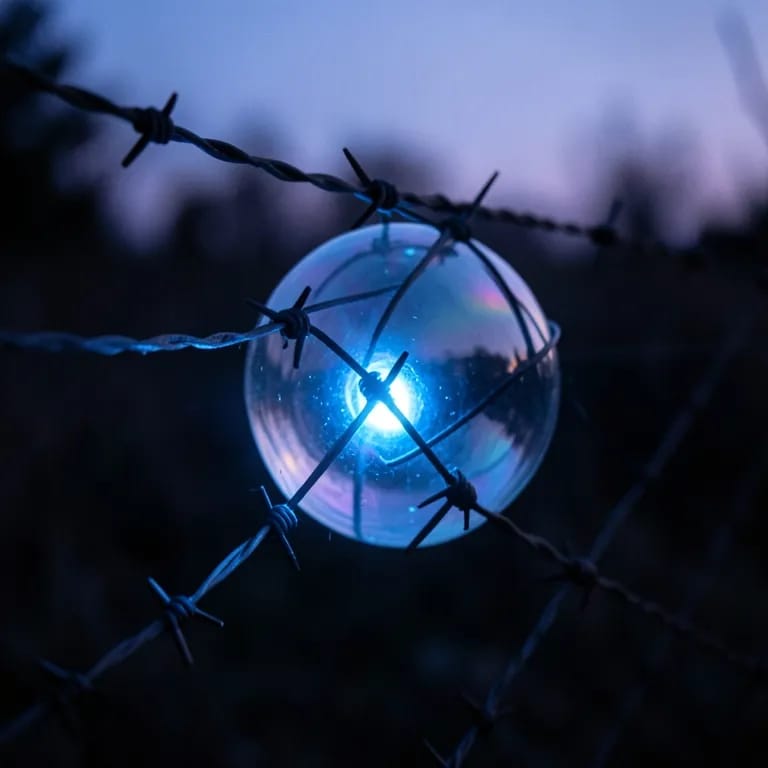 Barbed wire heart