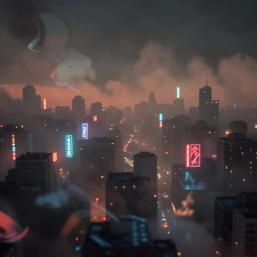Neon ghost