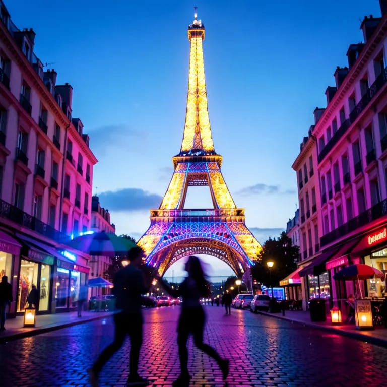 Eiffel glow