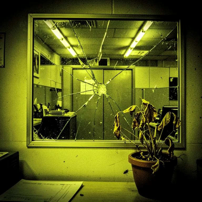 Glass Desk