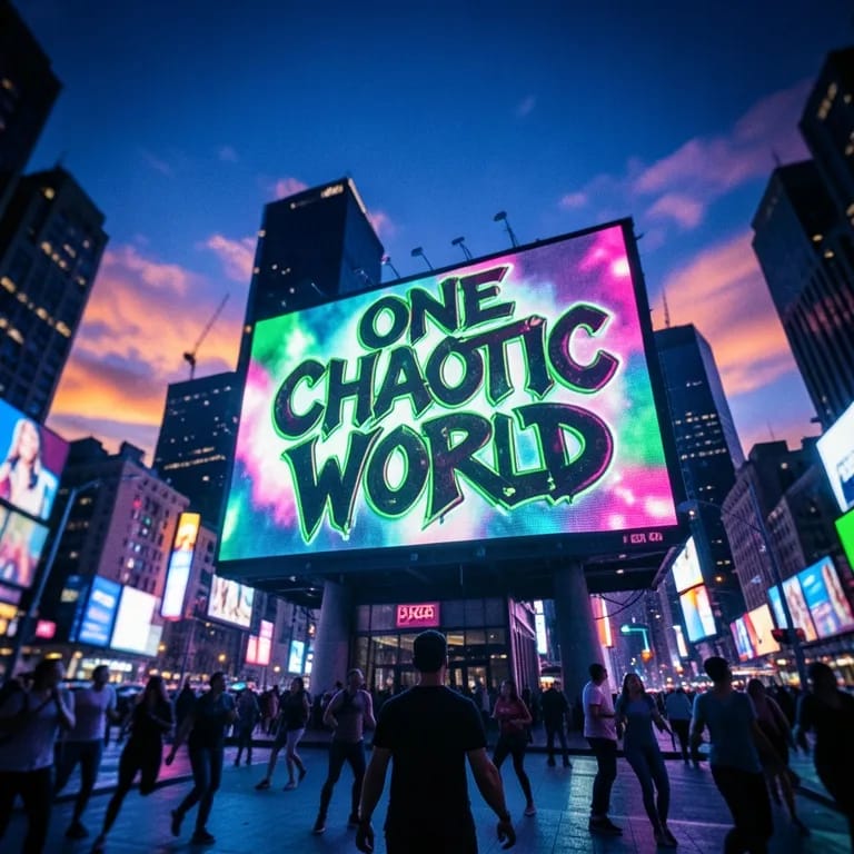One chaotic World.(number )6075#