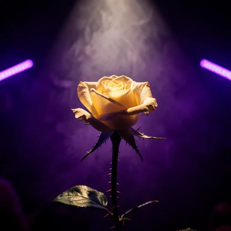 Blue Thorn Rose